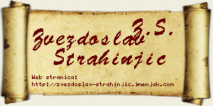 Zvezdoslav Strahinjić vizit kartica